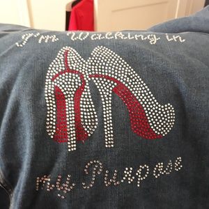 Bling  and vinly tshirts and tote bags